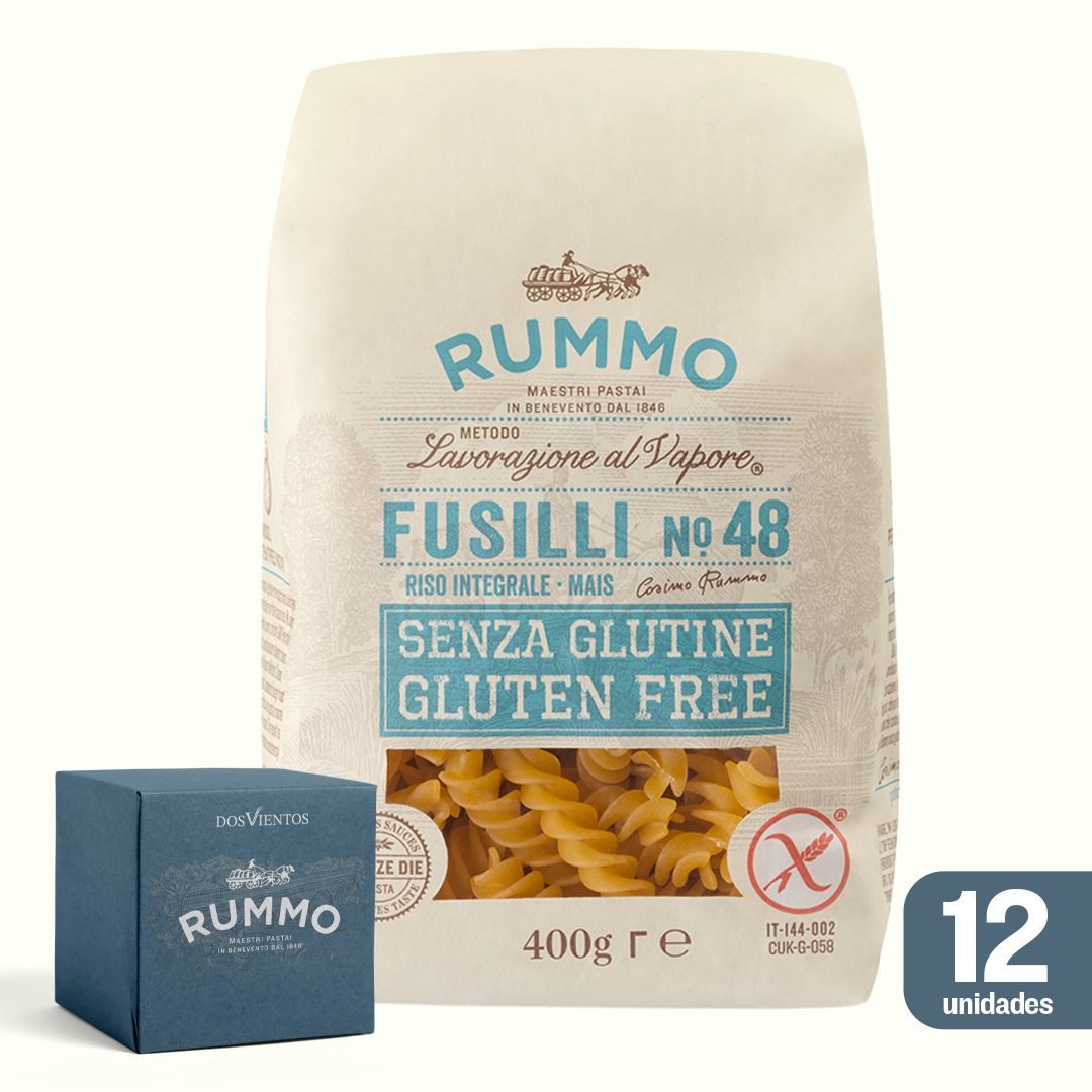 FUSILLI N°48 GLUTEN FREE (12 UNIDADES)
