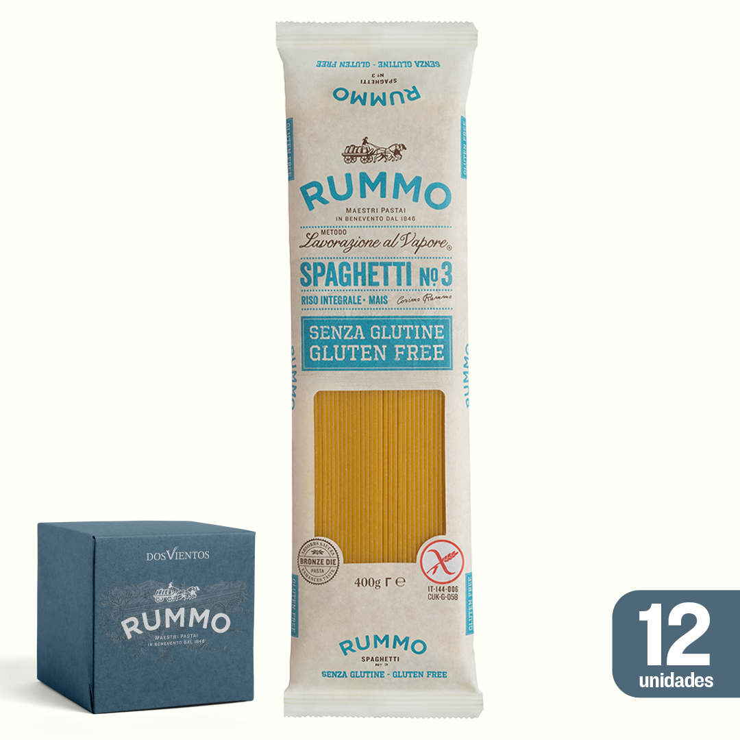 SPAGHETTI N°3 GLUTEN FREE (12 UNIDADES)